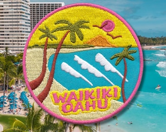 Wakiki Oahu Hawaii Patch