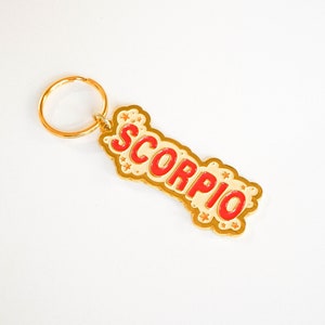 Scorpio Zodiac Keychain image 3