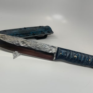 Hand Forged High Carbon Hunting Survival Knife &quot;The Beast&quot; w/ Custom Kydex Sheath