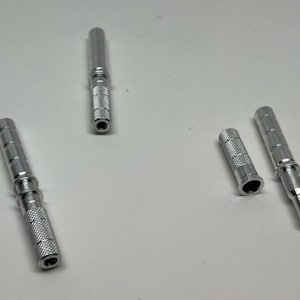Qty 3 of Advanced Arrow alu. (2pc) Inserts for making carbon Take-Down arrows - NEW