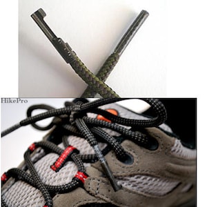 Clé de menottes dissimulée en lacet de botte (breveté) - Universal Urban Covert Escape Evasion - Fabriqué aux États-Unis