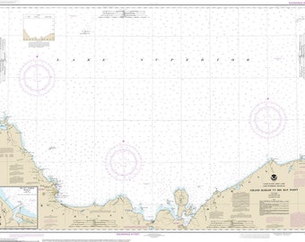 Custom Chart of Grand Marais to Big Bay Point;Big Bay Harbor 14963