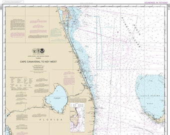 Key West Chart Etsy