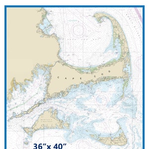 Custom Cape Cod and the Islands Chart