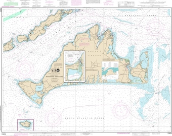 Custom Chart Of Martha's Vineyard 13233