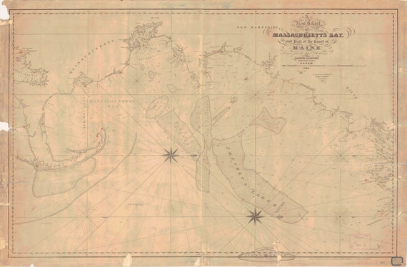 Massachusetts Bay Chart