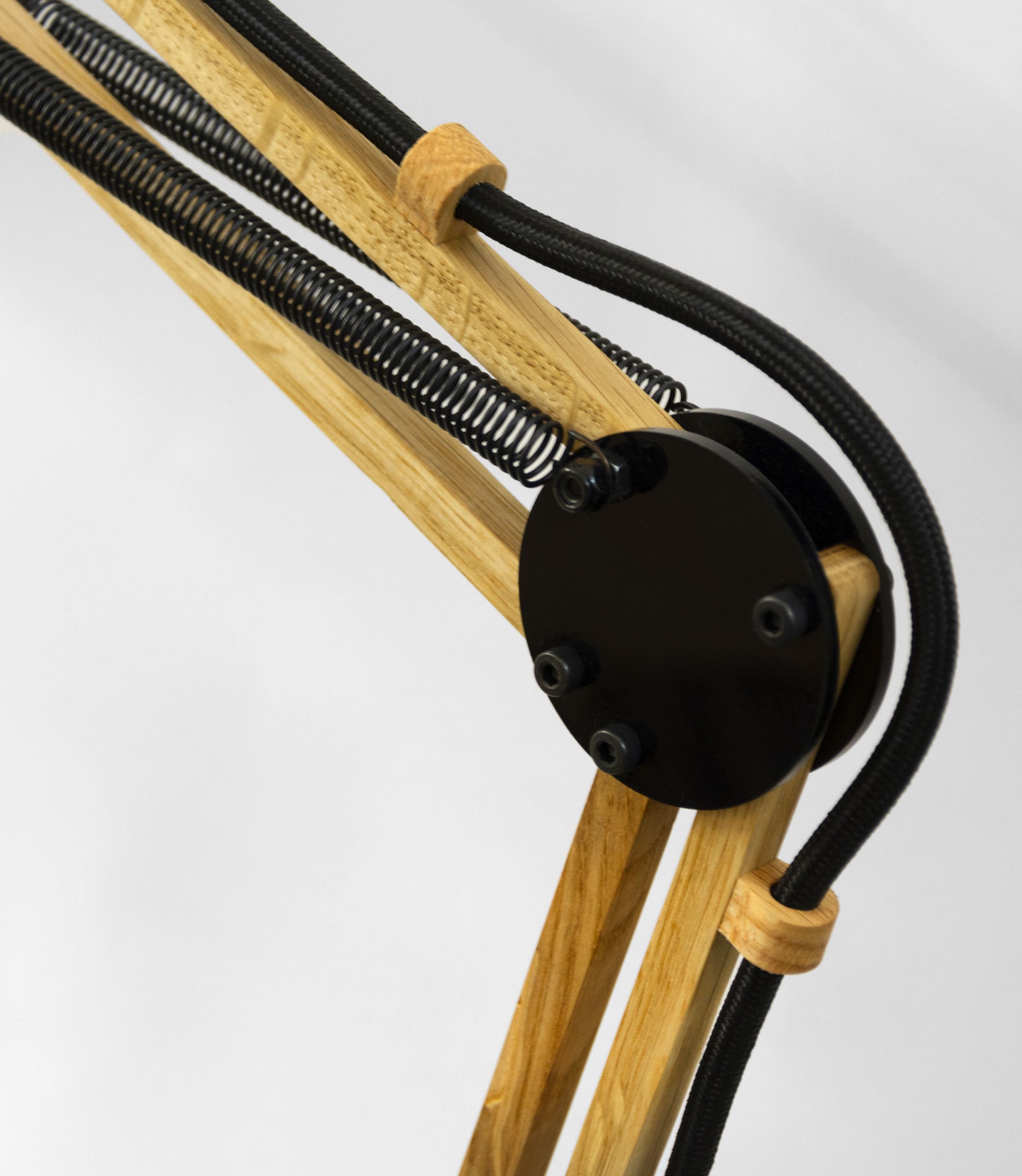 Swing Arm Lamp Wooden Clamp Lamp Architect Lamp Wood Light Etsy