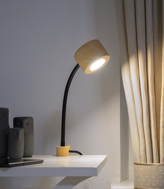 Lampe de chevet à Pince Noir • Livraison Offerte – LampesDeChevet