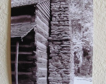5x7  Black and White Print ~ Chimney