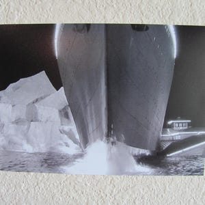 5x7 Black and White Print ~ Titanic