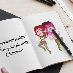 Nota personalizada, autógrafo, carta de su favorito, personaje de confort / LEER DESCRIPCIÓN