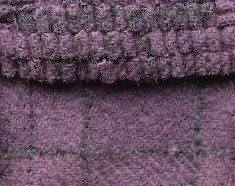 Grape Ape, Felted Wool Fabric for Rug Hooking, Wool Applique and Crafts