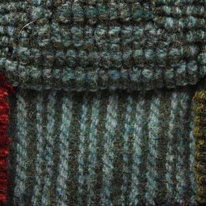 Settee Stripe (reversible), Felted Wool Fabric for Rug Hooking, Wool Appliqué and Crafts