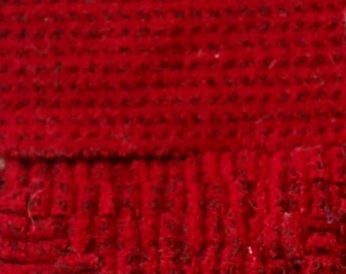 Rocket Red, Felted Wool Fabric for Rug Hooking, Wool Appliqué and Crafts
