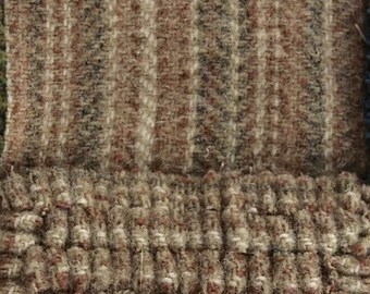 Desert Stripe, Felted Wool Fabric for Rug Hooking, Wool Appliqué and Crafts