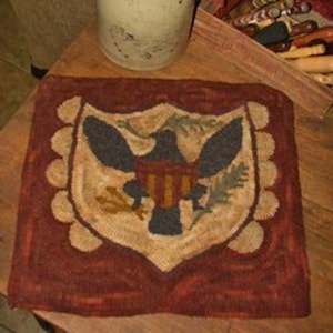 Old Tattered Flag Rug Hooking 