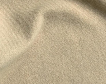 Soft Beige Solid, Felted Wool Fabric for Rug Hooking, Wool Appliqué, Sewing and Crafts