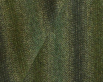 Forest and Mossy Green Ombre, Felted Wool Fabric for Rug Hooking, Wool Appliqué, Sewing and Crafts