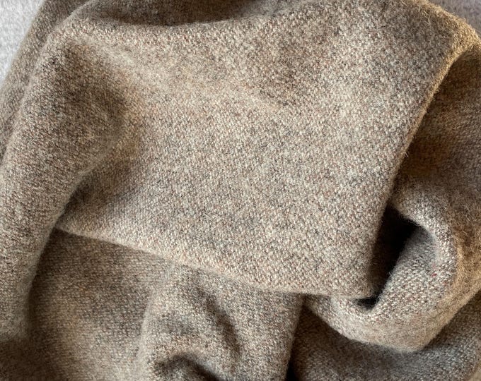 Gravel, Fetled Wool Fabric for Rug Hooking, Wool Appliqué, Sewing and Crafts