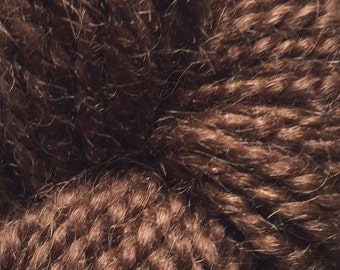 Rauma Ryegarn, Norwegian Wool Rug Yarn, #599 Brown