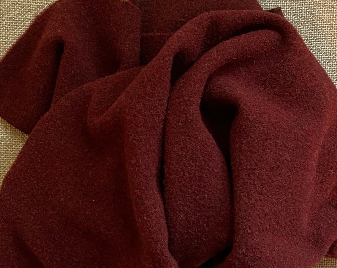 Cranberry Relish, Felted Wool Fabric for Rug Hooking, Wool Applique and Crafts