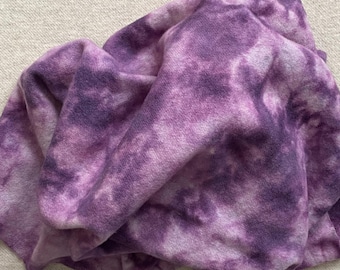 Light Lilac, Hand Dyed, Felted Wool Fabric for Rug Hooking, Wool Appliqué, Sewing and Crafts. Size 1/2 Yard.