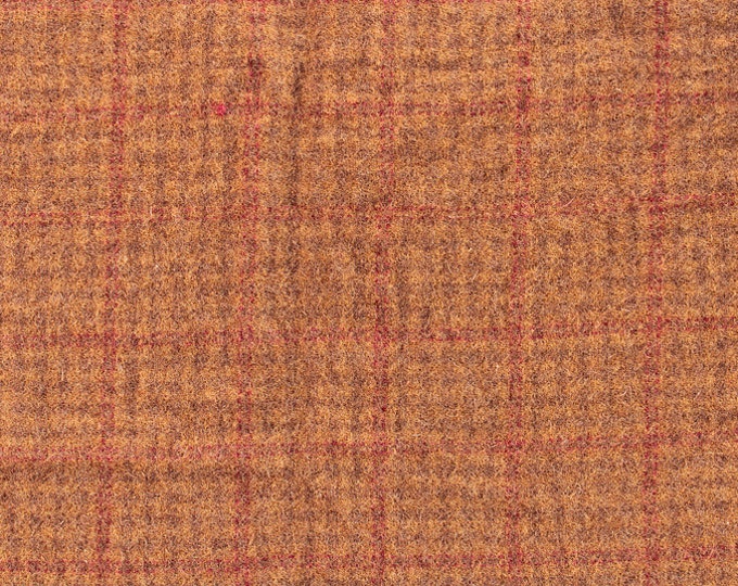 El Dorado Plaid, Wool Fabric for Rug Hooking, Wool Applique & Crafts