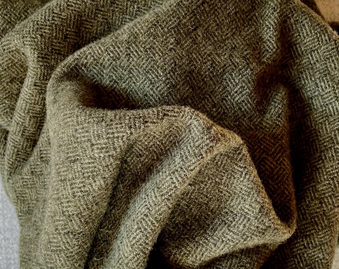 Muddy Fern, Felted Wool Fabric for Rug Hooking, Wool Appliqué, Sewing and Crafts