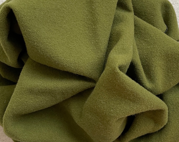 Avocado Green, Felted Wool Fabric for Rug Hooking, Wool Applique, Crafts and Sewing