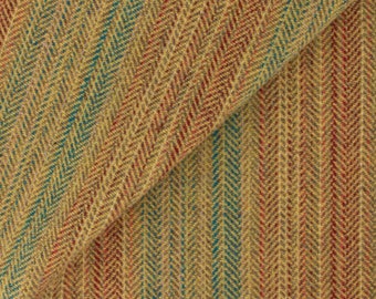 Gold Multi Stripe, Felted Wool Fabric for Rug Hooking, Wool Applique and Crafts
