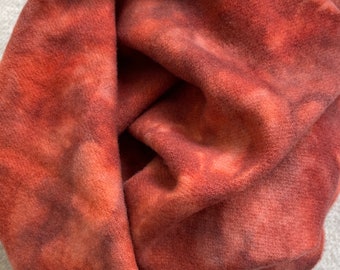 Geranium, Hand Dyed Felted Wool Fabric for Rug Hooking, Wool Applique, Crafts and Sewing
