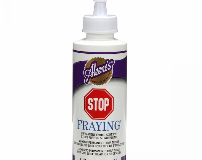 Aleene's Stop Fraying Glue 4oz Bottle