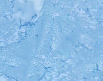 Bluebird Watercolor Batik, 1895-301 Hoffman, 100% Cotton, Sold by the 1/2 Yard