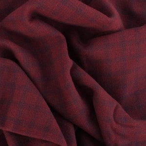 Star Barn Red, Felted Wool Fabric for Rug Hooking, Wool Applique and Crafts