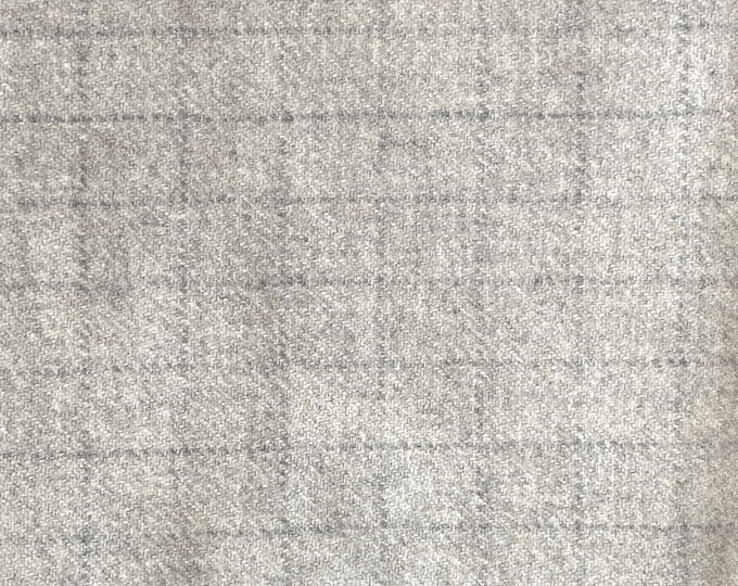 Silver Fox, Felted Wool Fabric for Rug Hooking, Wool Appliqué, Sewing and Crafts