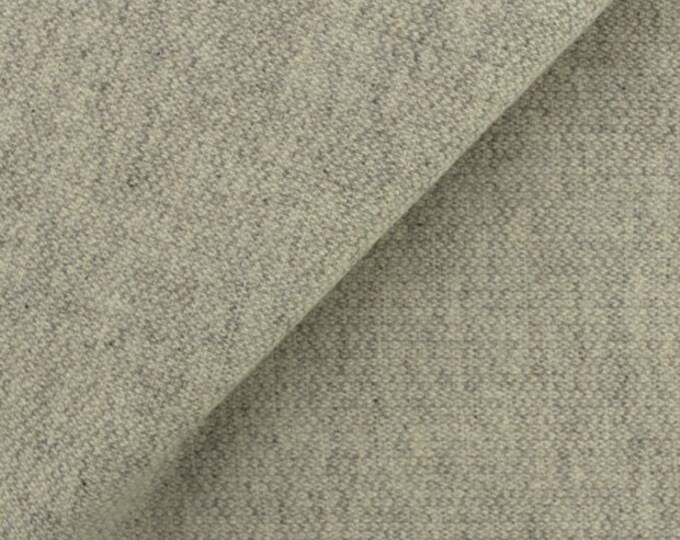 Grey and Natural Barley Corn Weave, Felted Wool Fabric for Rug Hooking, Wool Applique and Crafts