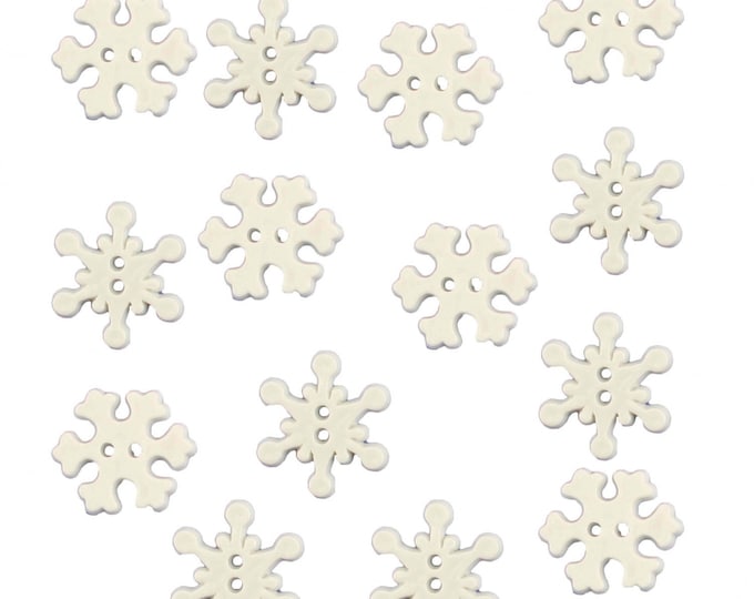 Snowflake Buttons from Buttons Galore