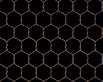 Black Chicken Wire, 355E-Blk by Elizabeths Studio,