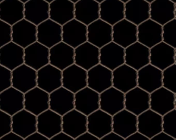 Black Chicken Wire, 355E-Blk by Elizabeths Studio,