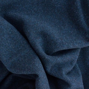 Blue, Navy Blue, Felted Wool for Rug Hooking, Wool Applique and Crafts