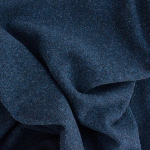 Blue, Navy Blue, Felted Wool for Rug Hooking, Wool Applique and Crafts