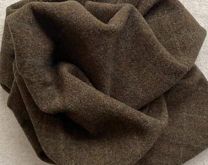 Wilderness Plaid, Felted Wool Fabric for Rug Hooking, Wool Appliqué, Crafts and Sewing