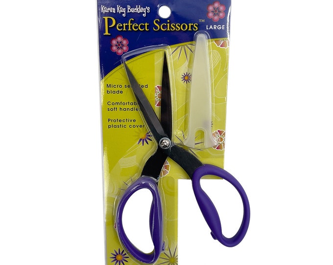 Perfect Scissors Karen Kay Buckley 8 inch Large Purple