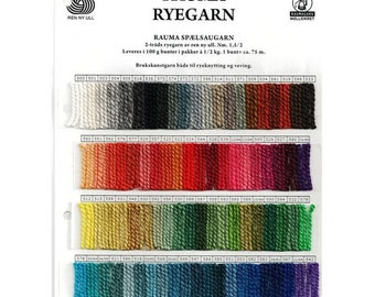 Color Card for Rauma Ryegarn