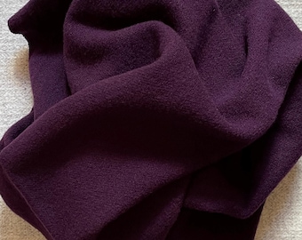 Purple Solid, Felted Wool Fabric for Rug Hooking, Wool Appliqué, Sewing and Crafts
