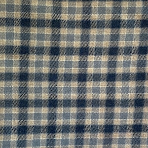 Peek A Blue, Felted Wool Fabric for Rug Hooking, Wool Applique and Crafts