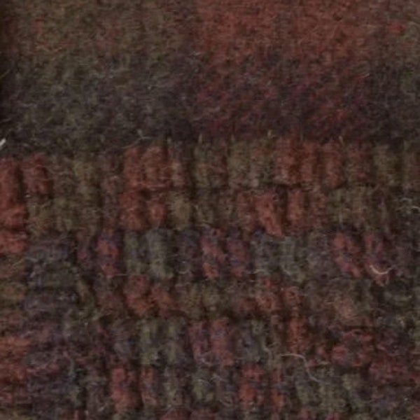 Fruitcake Plaid, Felted Wool Fabric for Rug Hooking, Wool Applique and Crafts