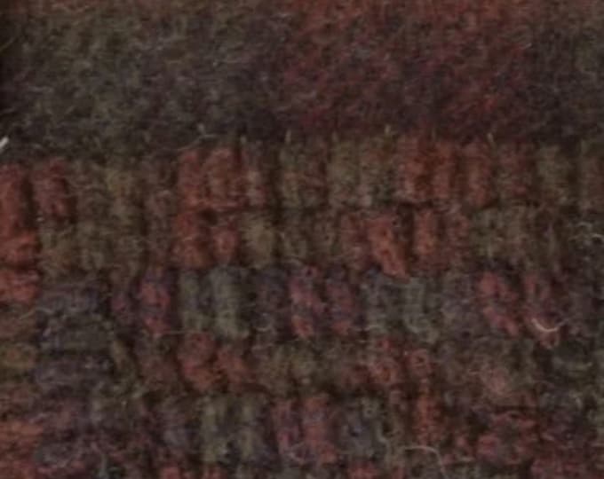 Fruitcake Plaid, Felted Wool Fabric for Rug Hooking, Wool Applique and Crafts