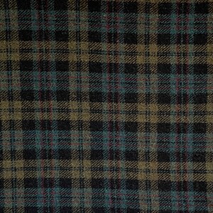 Gemstone Plaid, Felted Wool Fabric for Rug Hooking, Wool Applique and Crafts