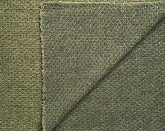 Spring Grass Dots, Felted Wool Fabric for Rug Hooking, Wool Appliqué, Sewing and Crafts